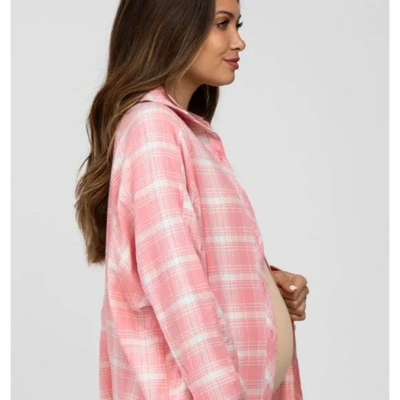 NWT Pink Flannel sz S - Picture 2 of 6